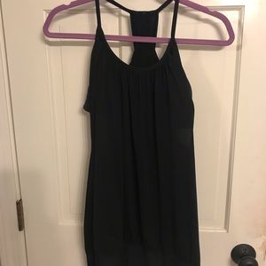 Lululemon Black Tank top with built in bra